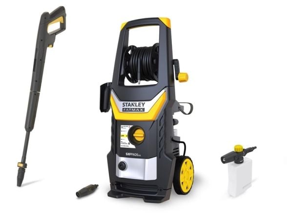 STANLEY høytrykksvasker 2600W 180 bar + tilbehør