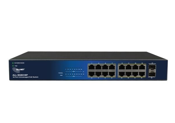 ALLNET 211783, Uhåndtert, L2, Gigabit Ethernet (10/100/1000), Strøm over Ethernet (PoE)
