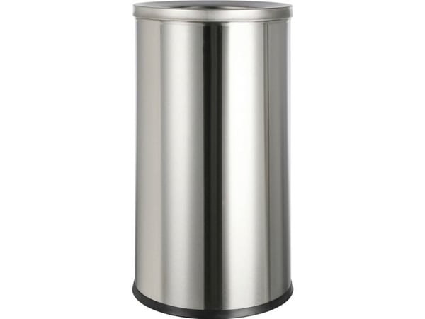Elevar SP-SWB-001 SP-13503828 avfallsbehållare 50 l (Ø x H) 38 x 73 cm rostfritt stål/aluminium (satin) 1 st