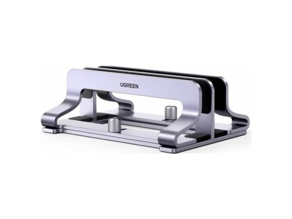 Ugreen LP258 (Dual-Slot) - Stativ for notebook/nettbrett (vertikal) - skrivebord - inntil 15,6"