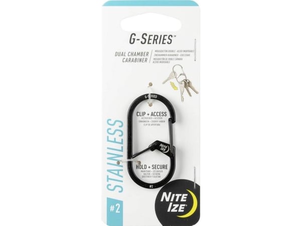 Karabinkrok Nite Ize G-serien Dual Chamber Carabiner. #2