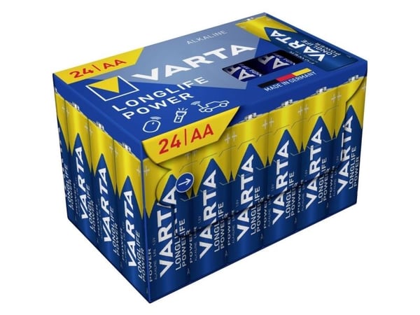 Varta Longlife, Engangsbatteri, AA, Alkalinsk, 1,5 V, 12 stykker, 50,5 mm