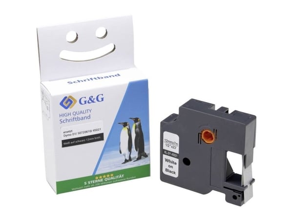 G&G bånd kompatibelt med DYMO D1 S0720610/45021