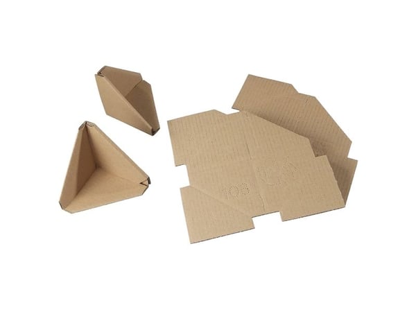 Kant og Hjørnebeskyttelse, 3D-hjørne 3.000 mm, 100 x 100 mm, længde: 100 mm træfibre, brun, karton a