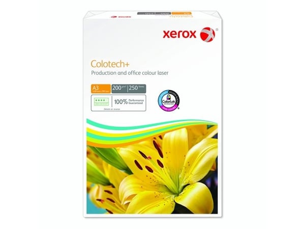 Kopipapir Xerox Colotech+ FSC 200g A3 250 ark/pakning