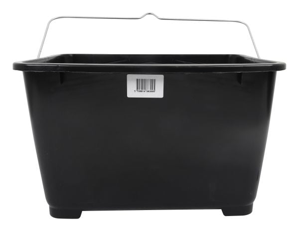 Home it Work®Firkantet rullespand 14 liter sort