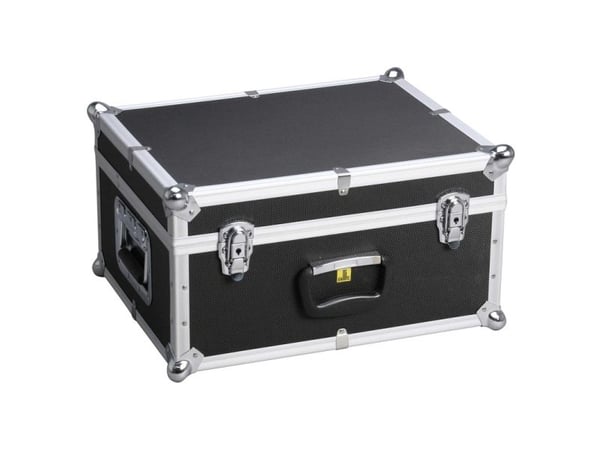 allit AluPlus ToolBox 18 työkalulaatikko, musta tukeva pinta, vakaat kulmaprofiilit, kätevä - 1 kpl (421100)