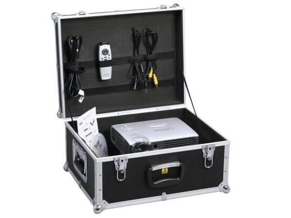 allit AluPlus ToolBox 18 työkalulaatikko, musta tukeva pinta, vakaat kulmaprofiilit, kätevä - 1 kpl (421100)