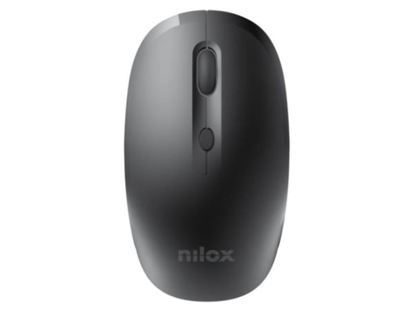 Nilox NXMOWI4002, Optisk, RF kabel-fri, 3200 DPI, Sort