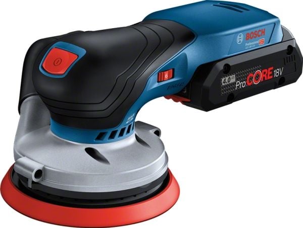 Bosch 0 615 A50 04H, Eksentersliper, Sort, Blå, 6000 RPM, 10000 RPM, Batteri, 12,5 cm - SOLO