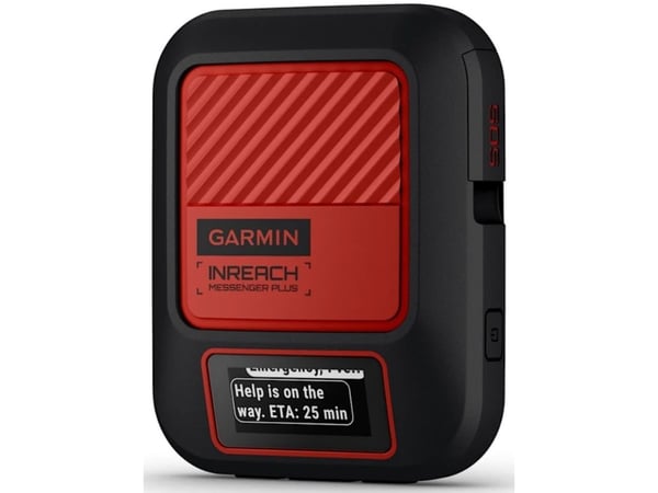 Garmin inReach Messenger Plus, Svart, Rød, Slagbestandig, Temperatursikker, Vannbestandig, IPX7, MIP, 2,74 cm (1.08"), 160 x 68 piksler