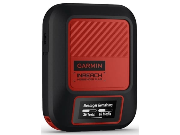 Garmin inReach Messenger Plus, Svart, Rød, Slagbestandig, Temperatursikker, Vannbestandig, IPX7, MIP, 2,74 cm (1.08"), 160 x 68 piksler