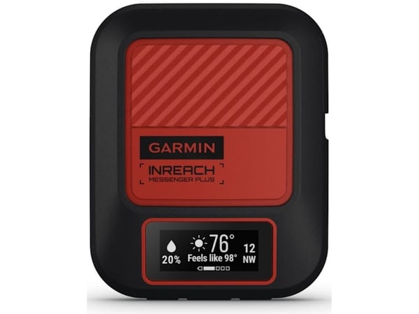 Garmin inReach Messenger Plus, Svart, Rød, Slagbestandig, Temperatursikker, Vannbestandig, IPX7, MIP, 2,74 cm (1.08"), 160 x 68 piksler