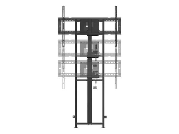 ViewSonic VB-STND-104 - Stativ - for interaktiv flatpanel / LCD-display - motordrevet - SPCC - skjermstørrelse: 55"-86" - monteringsgrensesnitt: op...