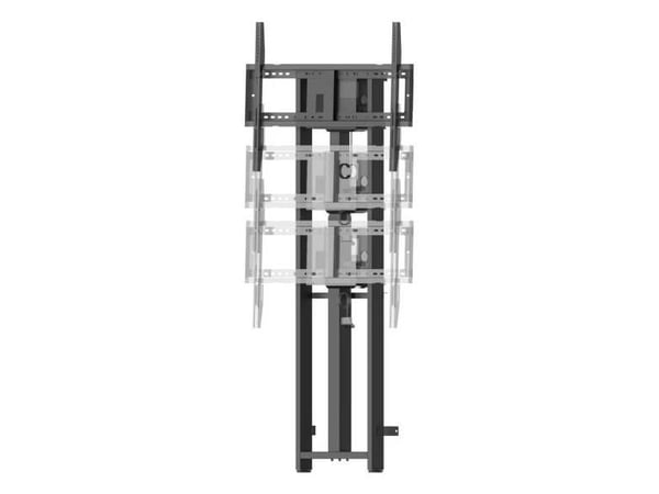 ViewSonic VB-STND-104 - Stativ - for interaktiv flatpanel / LCD-display - motordrevet - SPCC - skjermstørrelse: 55"-86" - monteringsgrensesnitt: op...