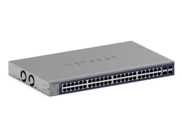 NETGEAR Smart GS752TXUP - V3 - switch - L3 Lite - smart - 48 x 10/100/1000 (PoE++) + 4 x 10 Gigabit SFP+ - stasjonær, rackmonterbar - PoE++