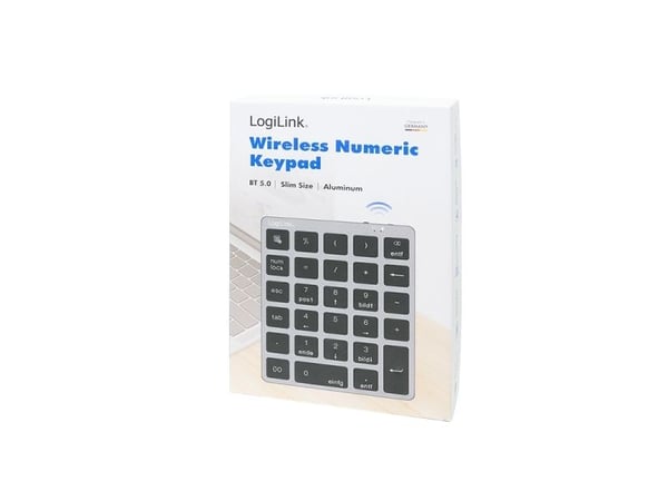 LogiLink ID0212, Bluetooth, 28, Laptop/PC, Grå