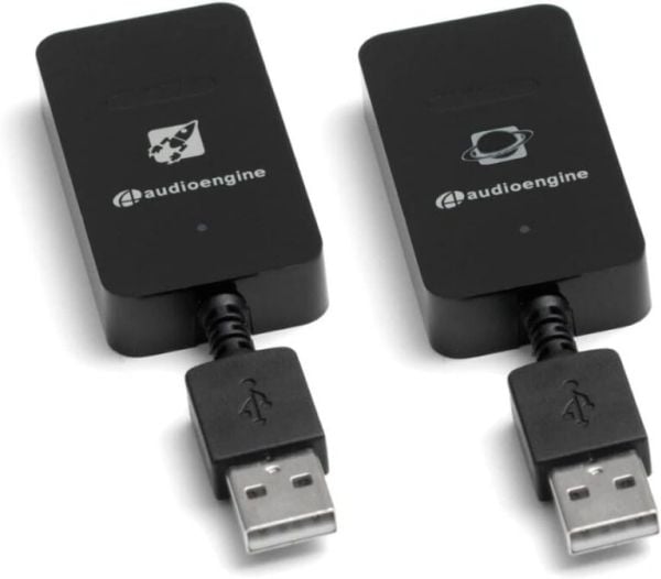 Audioengine W3, Bluetooth, USB, Svart, USB, RCA