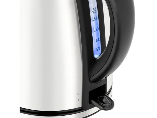 WMF Stelio, 1,7 L, 2400 W, Grå, Rustfritt stål, Vannmåler, Overopphetingsbeskyttelse