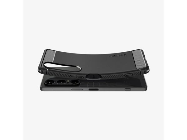 Spigen Rugged Armor, deksel, Sony, Xperia 10 VII, 15,5 cm (6,1"), Sort