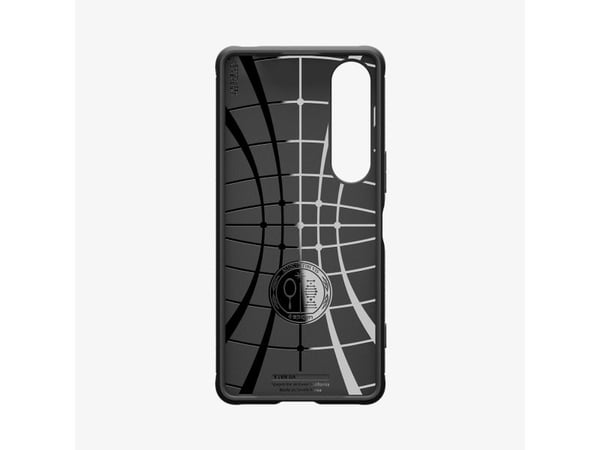 Spigen Rugged Armor, deksel, Sony, Xperia 10 VII, 15,5 cm (6,1"), Sort