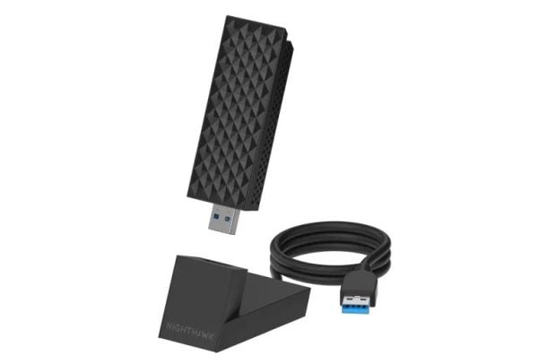 NETGEAR Nighthawk A9000 - Nettverksadapter - USB 3.0 - Wi-Fi 7, Wi-Fi 5