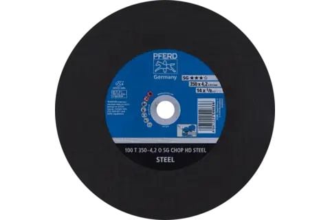 PFERD Cut-off wheels for chopsaws (CHOPSAW) SG CHOP HD STEEL, 35 cm, 10 stykker