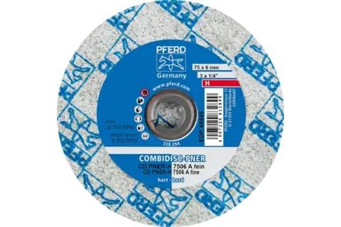 PFERD COMBIDISC kuitukangaslevyt PNER CD/CDR, 7,5 cm, 25 kpl