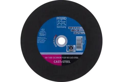 PFERD Stationary cut-off wheels ZIRKON SGP HD CAST+STEEL, 5 styck