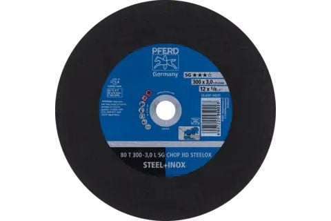 PFERD Cut-off wheels for chopsaws (CHOPSAW) SG CHOP HD STEELOX, 30 cm, 20 stykker