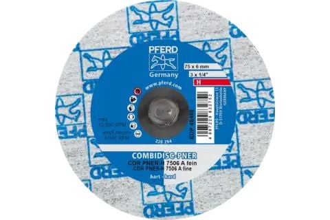 PFERD COMBIDISC kuitukangaslevyt PNER CD/CDR, 7,5 cm, 25 kpl