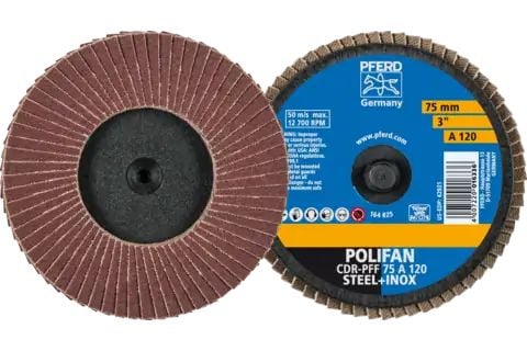 PFERD COMBIDISC Mini-POLIFAN, 7,5 cm, 10 stykker