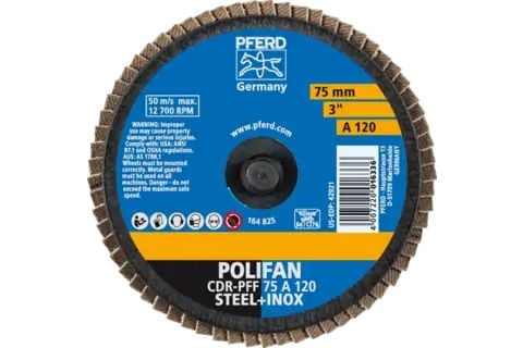 PFERD COMBIDISC Mini-POLIFAN, 7,5 cm, 10 stykker