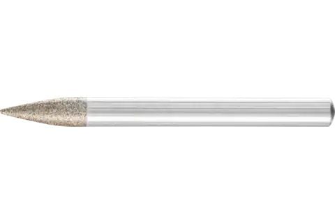 PFERD CBN grinding points pointed tree shape, 6 mm, 1 styck