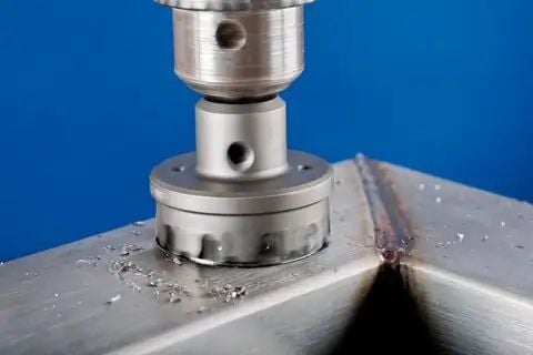 PFERD TC hole cutter flat version 8 mm, shank dia. 12 mm, 6 cm