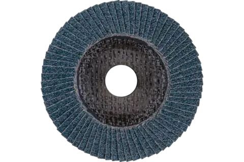 PFERD POLIFAN flap discs zirconia alumina Z SG POWER STEELOX, 11,5 cm, 10 stykker