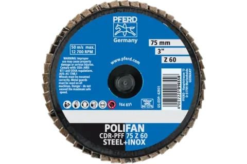 PFERD CDR PFF 75 Z 60, metallia, 10 kpl PFERD CDR PFF 75 Z 60, metallia, 10 kpl