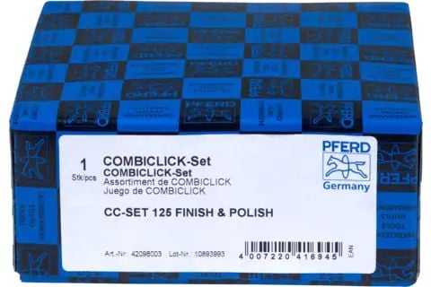 PFERD COMBICLICK set, 12,5 cm, 1 styck
