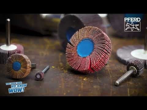 PFERD Mounted flap wheels, PFERD, 38100 rpm, 10 mm