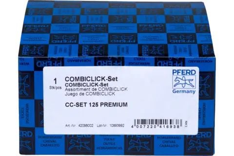 PFERD COMBICLICK set, 12,5 cm, 1 styck