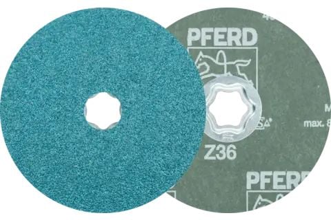PFERD COMBICLICK fibre discs, 12,5 cm, 25 stykker