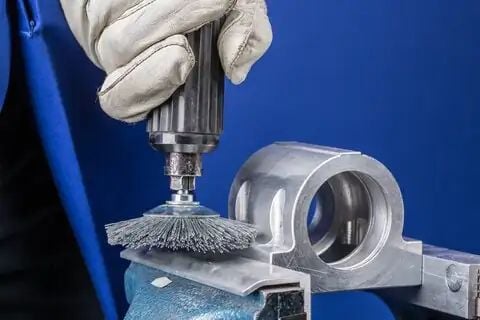 PFERD KBU 9510/6 CO 120 1.10, 9.5 cm, 9.5 cm, Teräs, Valurauta, Värimetalli, Pronssi, Ruostumaton teräs, Puu, Alumiini, 12000 rpm