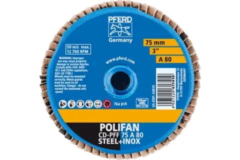 PFERD COMBIDISC Mini-POLIFAN, 7,5 cm, 10 st