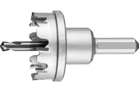 PFERD TC hole cutter flat version 8 mm, shank dia. 10 mm, 4 cm