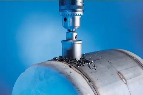 PFERD TC hole cutter deep version 35 mm, shank dia. 10 mm, 2,4 cm
