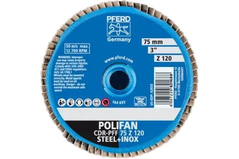 PFERD COMBIDISC Mini-POLIFAN, 7,5 cm, 10 kpl PFERD COMBIDISC Mini-POLIFAN, 7,5 cm, 10 kpl