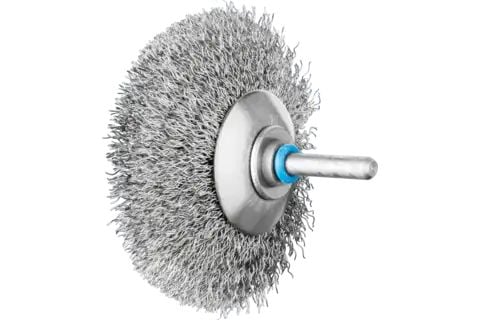 PFERD Bevel brushes crimped INOX-TOTAL, shank-mounted, Stål