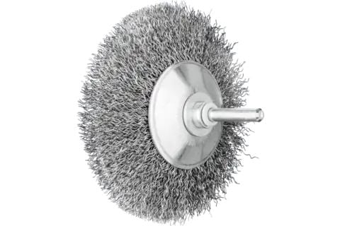 PFERD Bevel brushes crimped shank-mounted, Stål
