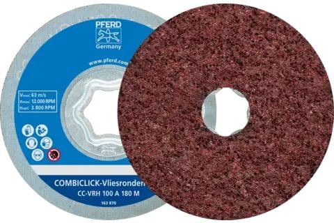 PFERD COMBICLICK kuitukangaslevyt VRH, 10 cm, 10 kpl