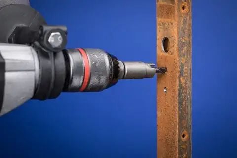 PFERD TC hole cutter flat version 8 mm, shank dia. 7 mm, 2 cm